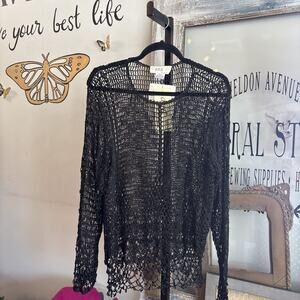 Women’s Anu Open Knit Boho/Beachy Top Size S/M